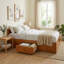 Lit plateforme simple avec rangement-916644706