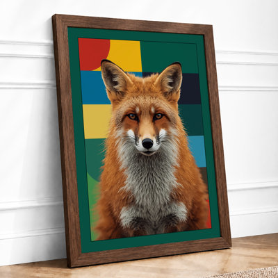 Fox Modern - Framed Print