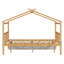 House Bed with Drawers & Wooden Frame-125376349