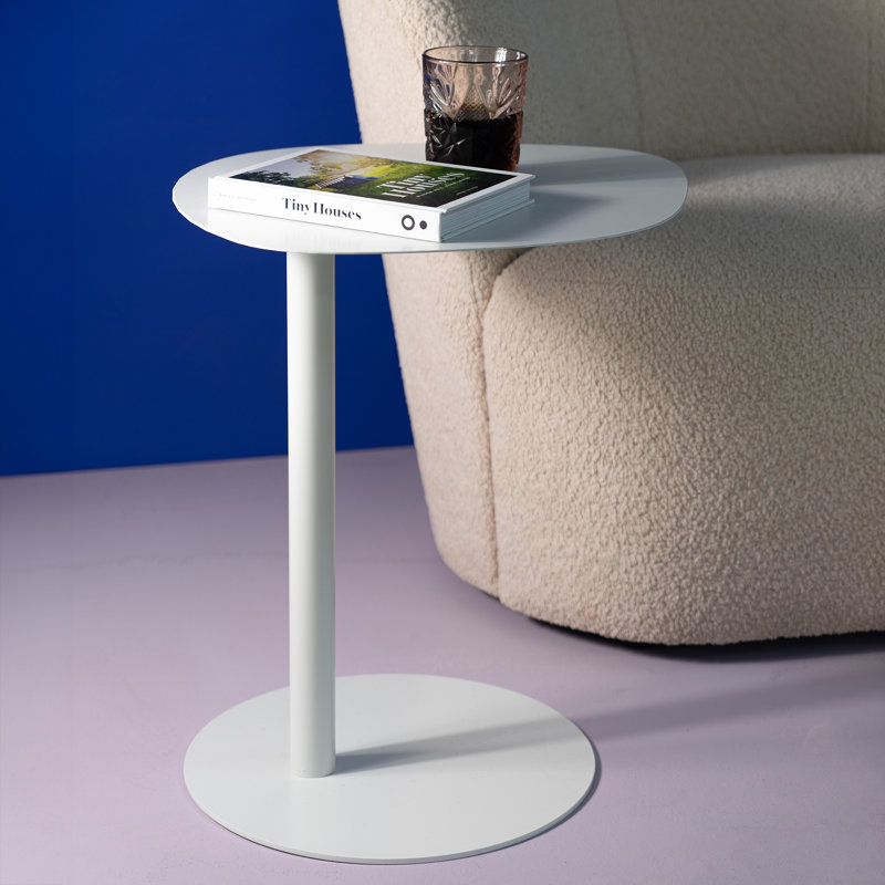HEM End Table, White