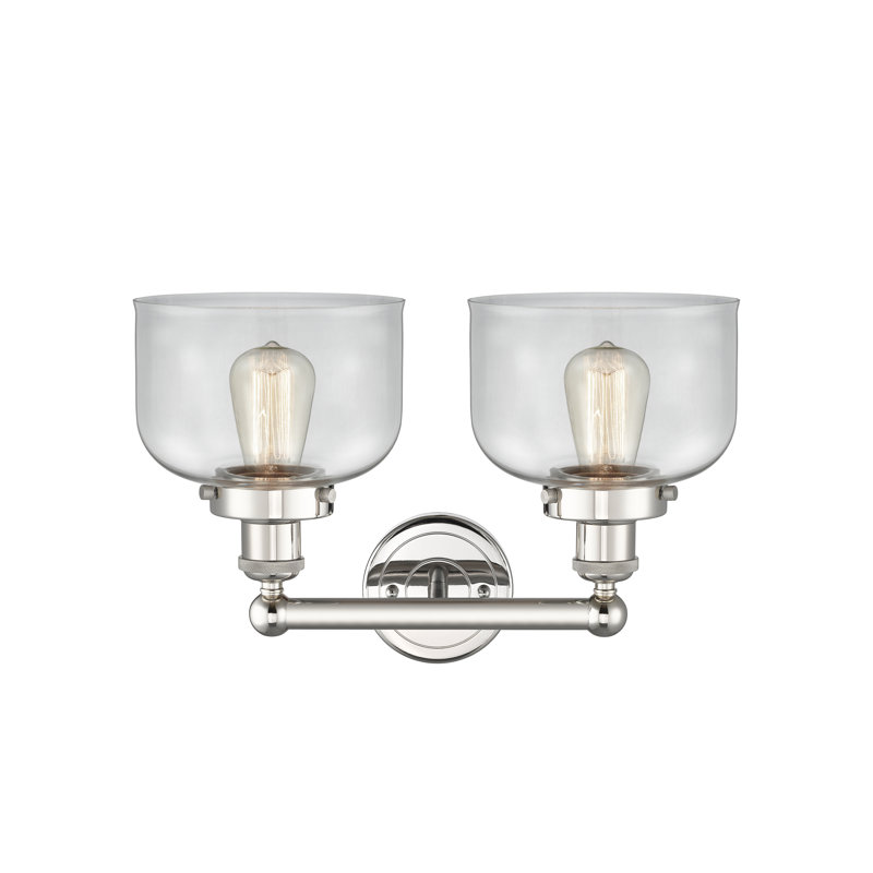 Arlester 2 - Light Dimmable Vanity Light, Clear, Polished Nickel