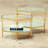 Hexagon Table-Gold Leaf-Tall