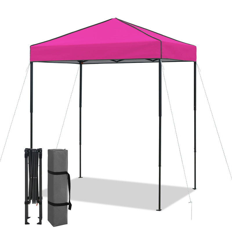 6x4 Canopy Tent, Heavy Duty Pop up Canopy with Carry Bag, Pink