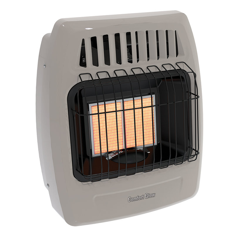 Comfort Glow 12,000 BTU Propane Wall Heater, Heats Up to 400 Sq. Ft.– KWP212