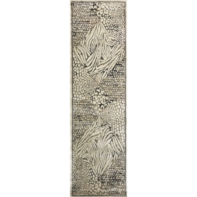 Abstract Indoor Rug, Runner 2'2" x 7'7"