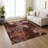Machine Washable Indoor/Outdoor Leavittsburg ACN2239 Floral Rug-1672420202