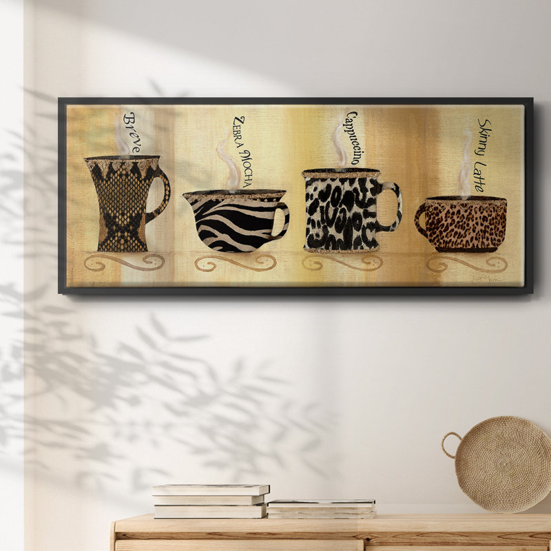 Café Exotica II - toile encadrée, H 20 po x l 50 po