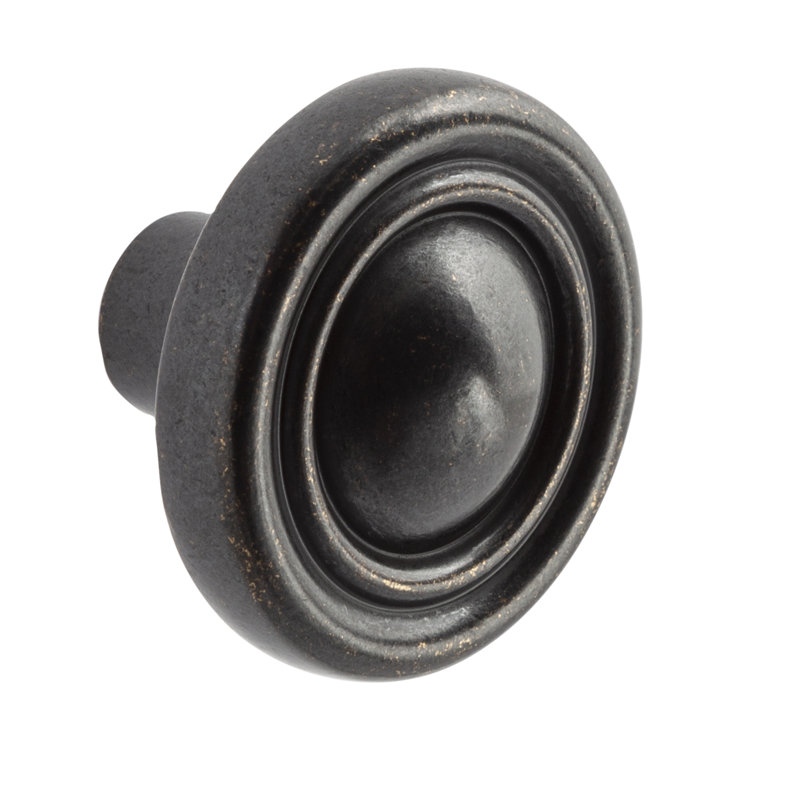 Classic 1-1/4" Antique Brass Round Knob