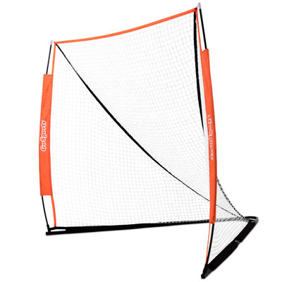Gosports Regulation Size 6'X6' Portable Lacrosse Net - Bow Style Frame With Carrying Case