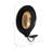 Decorative Round Wall Candle Holder for Home Decor Accent - Modern Pillar or Votive Candle Stand Wall Sconces for Entryway or Hallway - Black & Gold-89117364