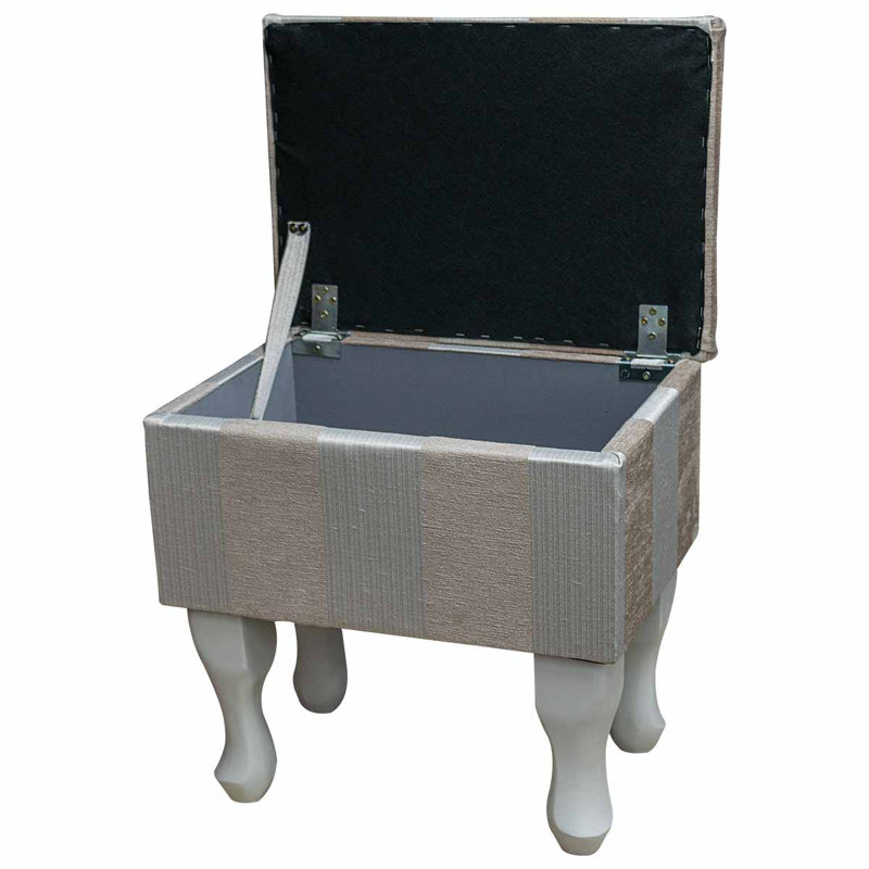 Solid + Manufactured Wood Accent Stool