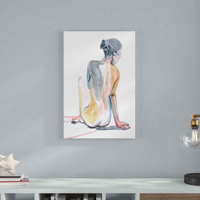 Colorful Shadows I by Jennifer Paxton Parker - Painting, 46cm H x 30cm W, Wrapped Canvas