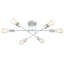 Lustre spoutnik moderne réglable 6 lumières pour salle à manger-898978546