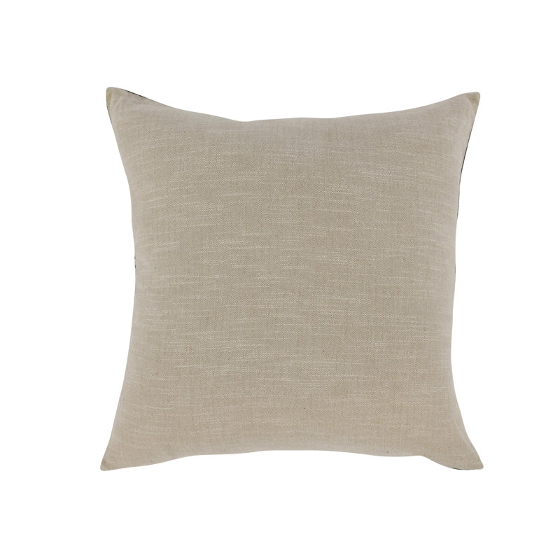 Square Pillow Cover & Insert, Green Striped