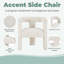 Chaise d'appoint Boucle - Design contemporain entièrement rembourré avec des courbes douces-1744361110