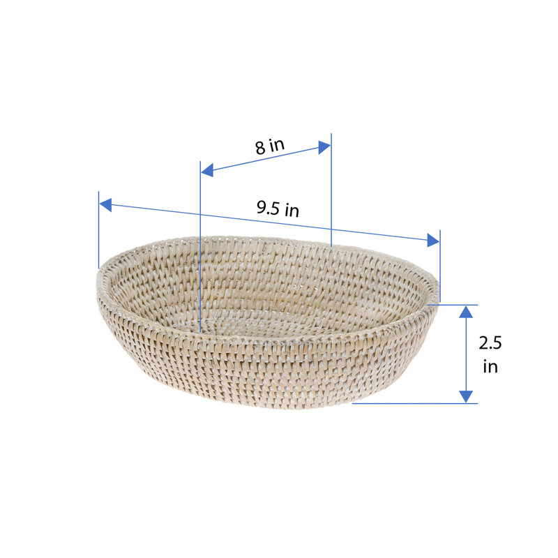 Panier à pain Madson, Blanc délavé