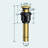 Pop-up Bathroom Sink Drain Stopper With Overflow-111378413