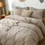 Taies d'oreiller 100% coton lavé MooMee-108202824-108202831
