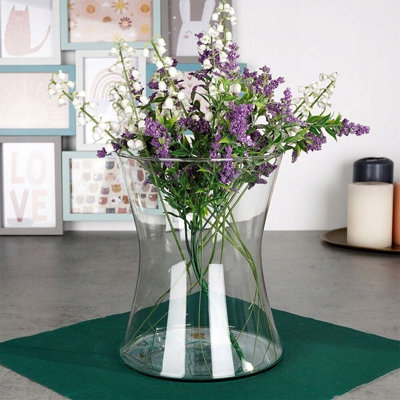 Chelbe Clear Glass Table Vase