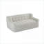 Canapés-lits | Canapé moderne modulaire à compression pour le salon, aucun assemblage requis | Beige | Velours litchi