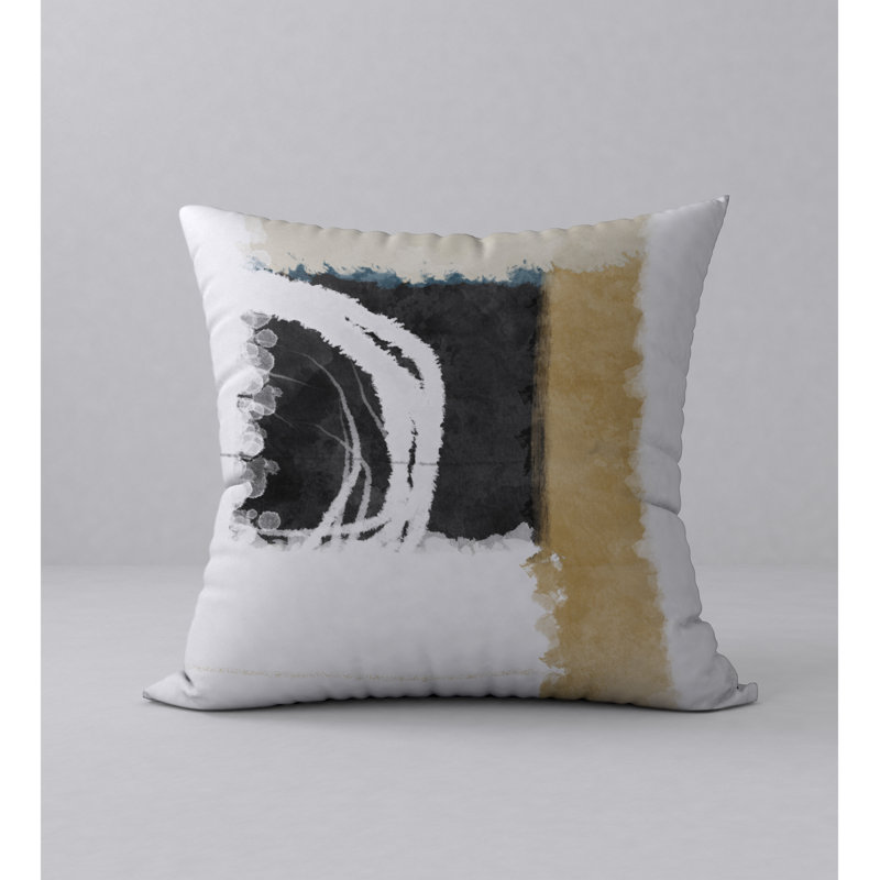 Magnifique housse de coussin décorative carrée et insert, 24" X 24"