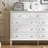 White Solid + Manufactured Wood Accent Cabinet