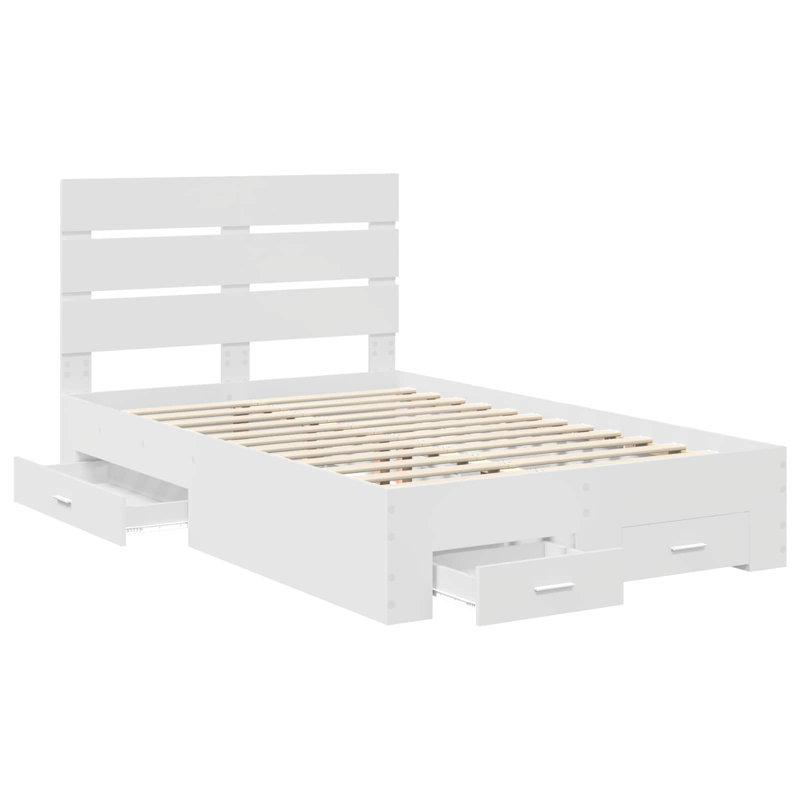 Bed, Small Double (4'), White