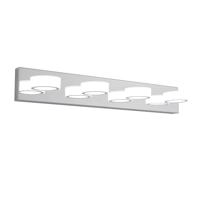 Luminaire de salle de bain à 4 lumières à DEL - Économie d'énergie, à intensité variable pour le décor de votre vestiaire