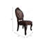 Ensemble de 2 chaises d'appoint Versailles avec dossier en chaîne à bulles et confort ergonomique