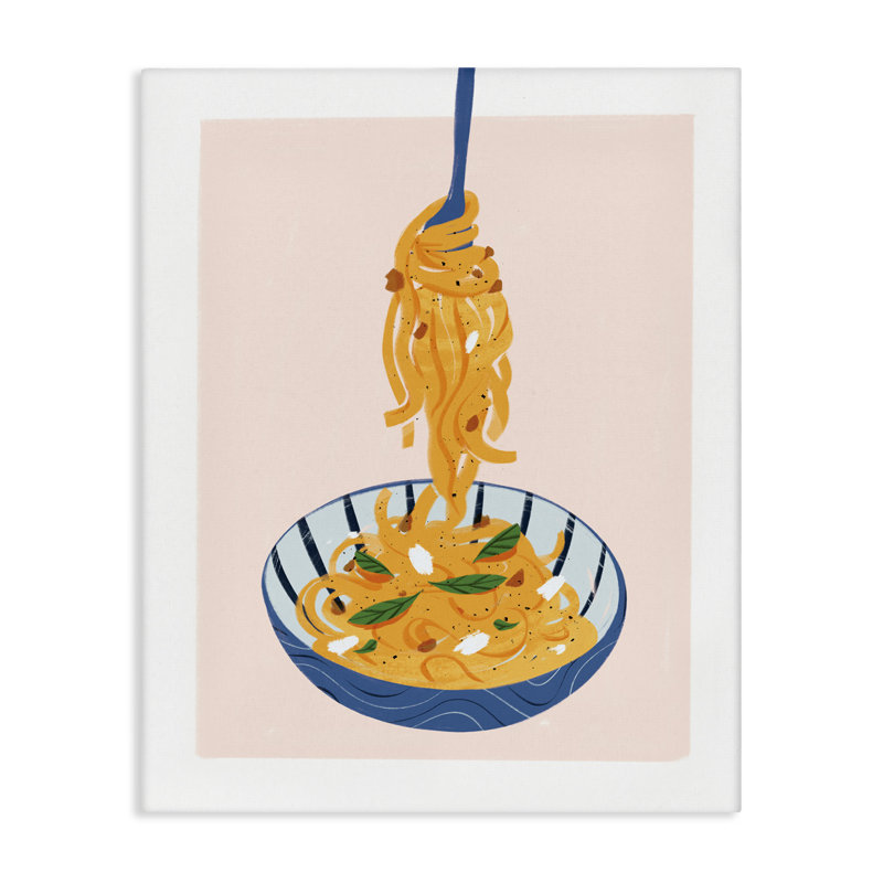  Art moderne sur toile Modern Pasta Bowl par Marina Astudillo, H 48 po x l 36 po