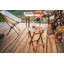 Table d'appoint en bois massif Dayton