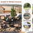 Rectangular Metal Outdoor Dining Table