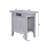 Glenni Solid Wood End Table with Storage