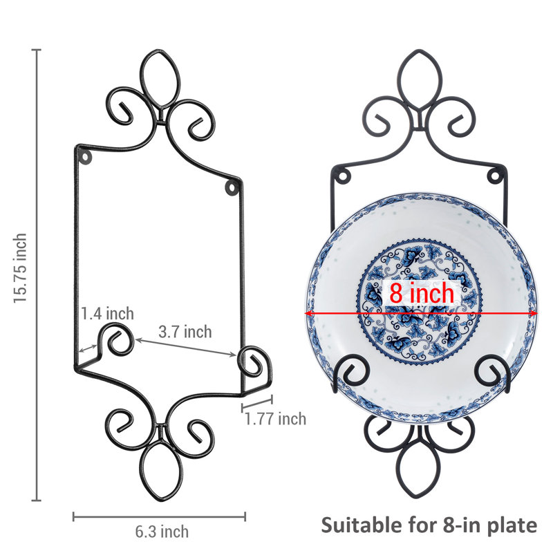 Metal Accent Shelf with Hooks