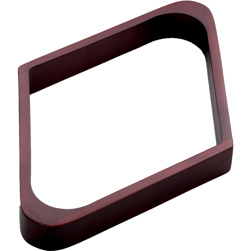 Action RK9D Stained Wooden Diamond 9-Ball Rack - Wine, Wine