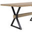 Table de salle à manger à pieds en X-130189930