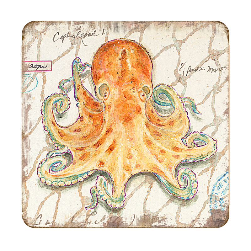 Sous-verre octopus
