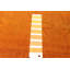 Tapis orange brûlé noué à la main de couleur unique 2 pi 7 po x 9 pi 5 po