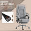 Fauteuil de massage avec 6 points de vibration et fauteuil chauffant inclinable
