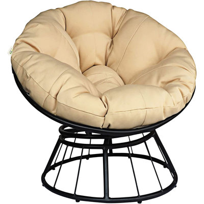 Fauteuil papasan pivotant de 35,43 po Aviston
