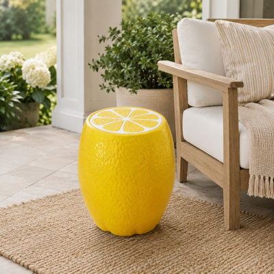 Tabouret de patio et table d'appoint Fiou