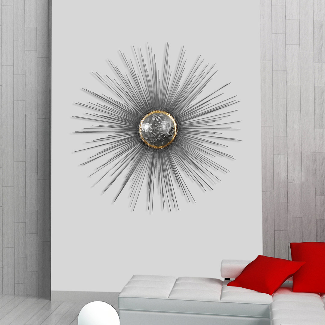 Sun Metal Painting Wall Décor