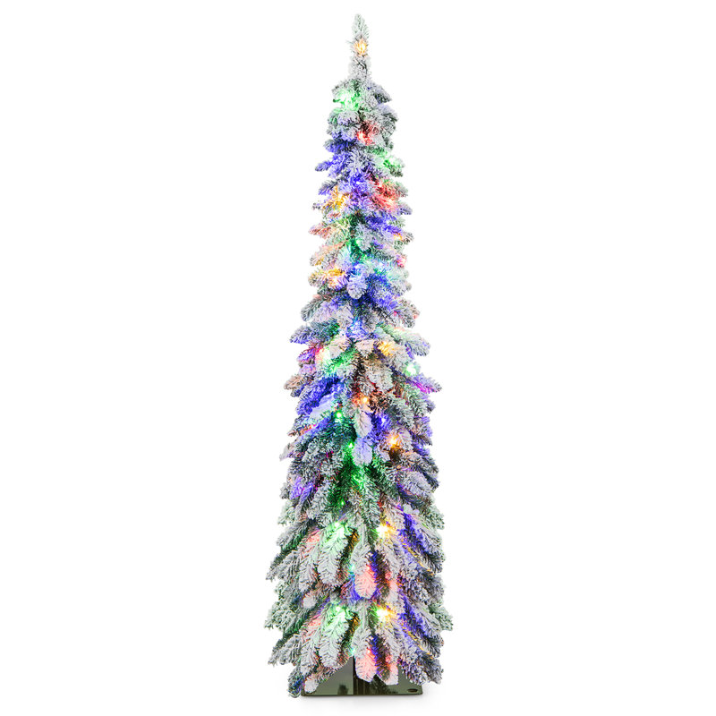 Lighted Artificial Christmas Tree, 5' H
