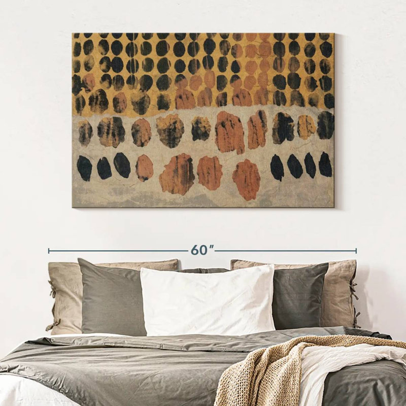 Earthy Dot Pattern, 34" H x 51" W