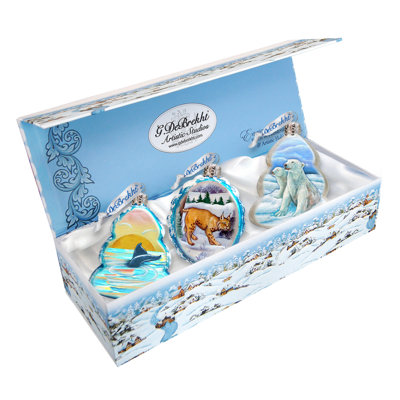Keepsake 2'' Handmade Glass Holiday Shaped Ornament