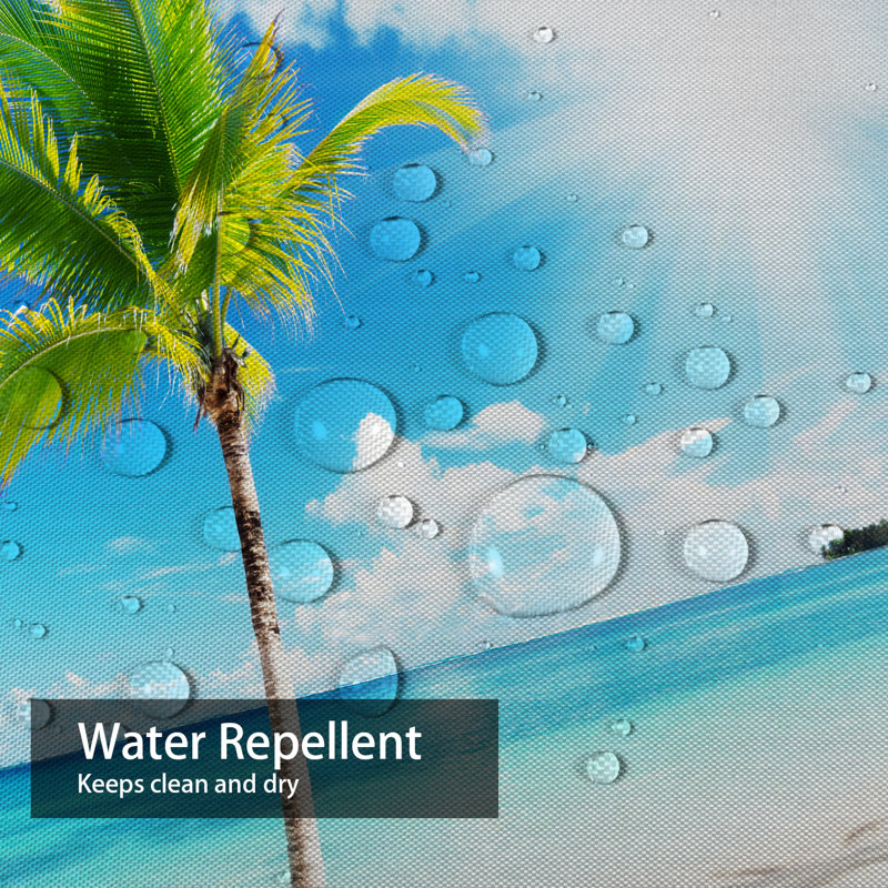 Rideau de douche Palm Beach, L 72 po x l 84 po