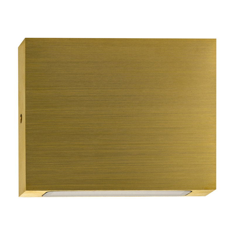 Tulane Gold 6cm H Integrated LED Outdoor Flush Mount