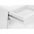 Glossy White Office File Cabinet On Rolling Wheels, 3 Storage, Modern Printer Stand With Smooth Performance Contemporary Exterior And Storage