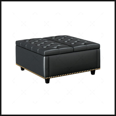 Banc de rangement carré