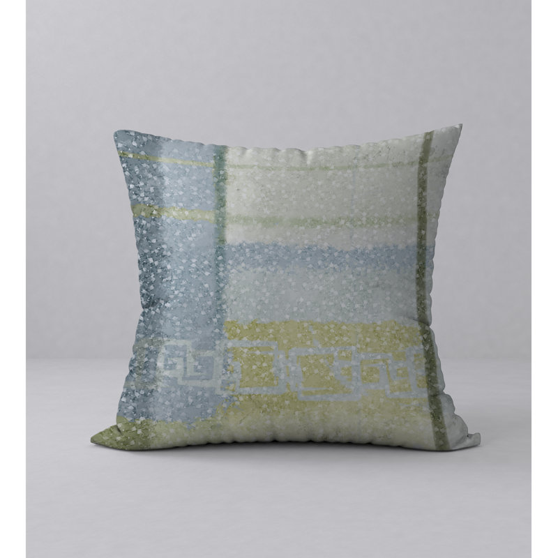 Abstract Reversible Throw Pillow, 20" x 20"